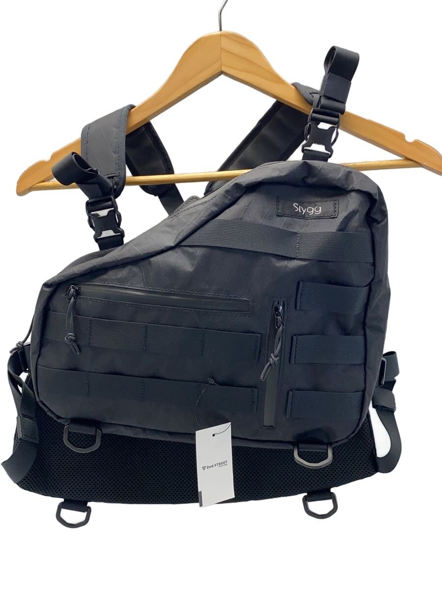 【中古】slygg/チェスト&バックパック/ポリエステル/BLK/無地/x-pack【バッグ】|2nd STREET 店