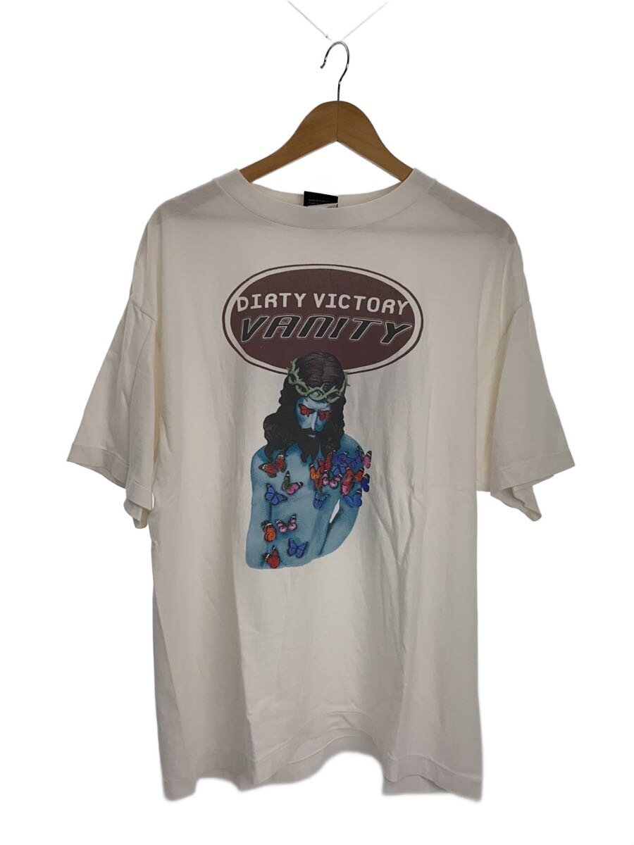 【中古】SAINT MICHAEL◆ティーシャツ/L/綿織物/WHT/刷り上げる/SM-YS1-0000-006【メンズウェア】