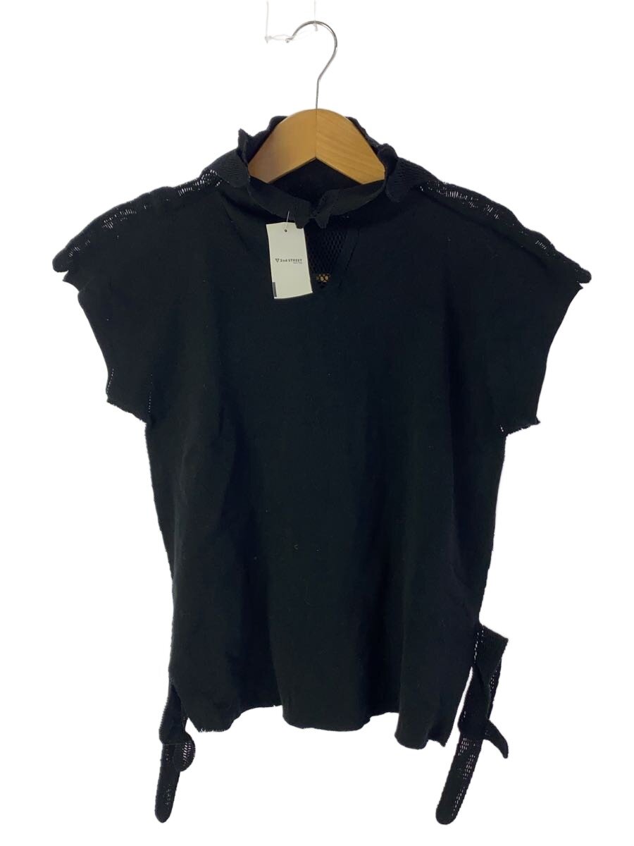 【中古】A.POC◆半袖カットソー/2/綿織物/BLK/AP13KK069【レディース御召しもの】