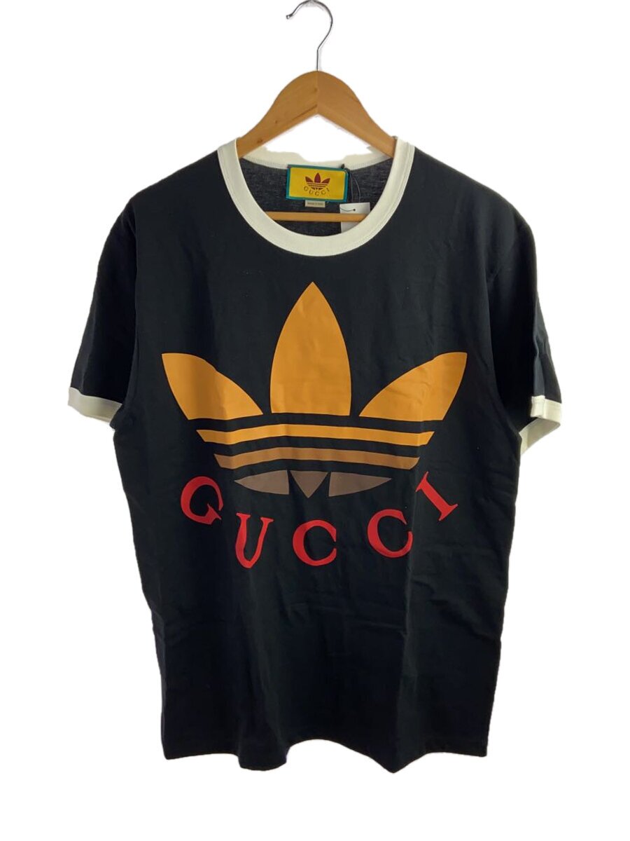 【中古】GUCCI◆プルオーバー/S/綿織物/BLK/727694/引き舟付き添い人//【メンズウェア】