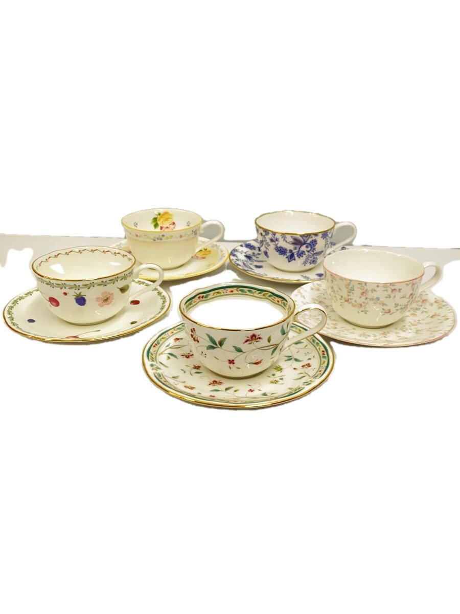 【中古】Noritake◆HANA SARASA/優勝杯\u0026平円盤/WHT/5種アソートセット//【御厨子所備品】