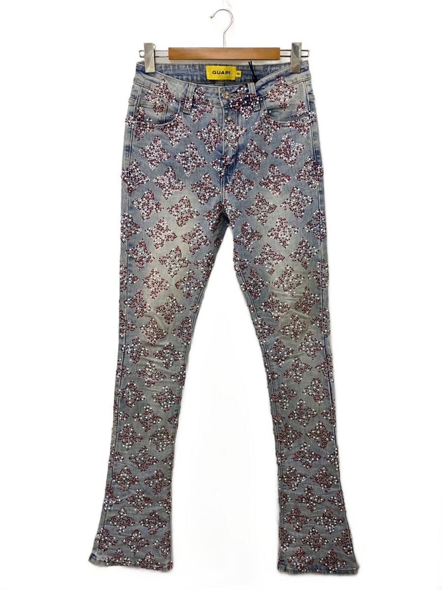 【中古】GUAPI◆スキニーパンツ/30/綿織物/IDG【メンズウェア】