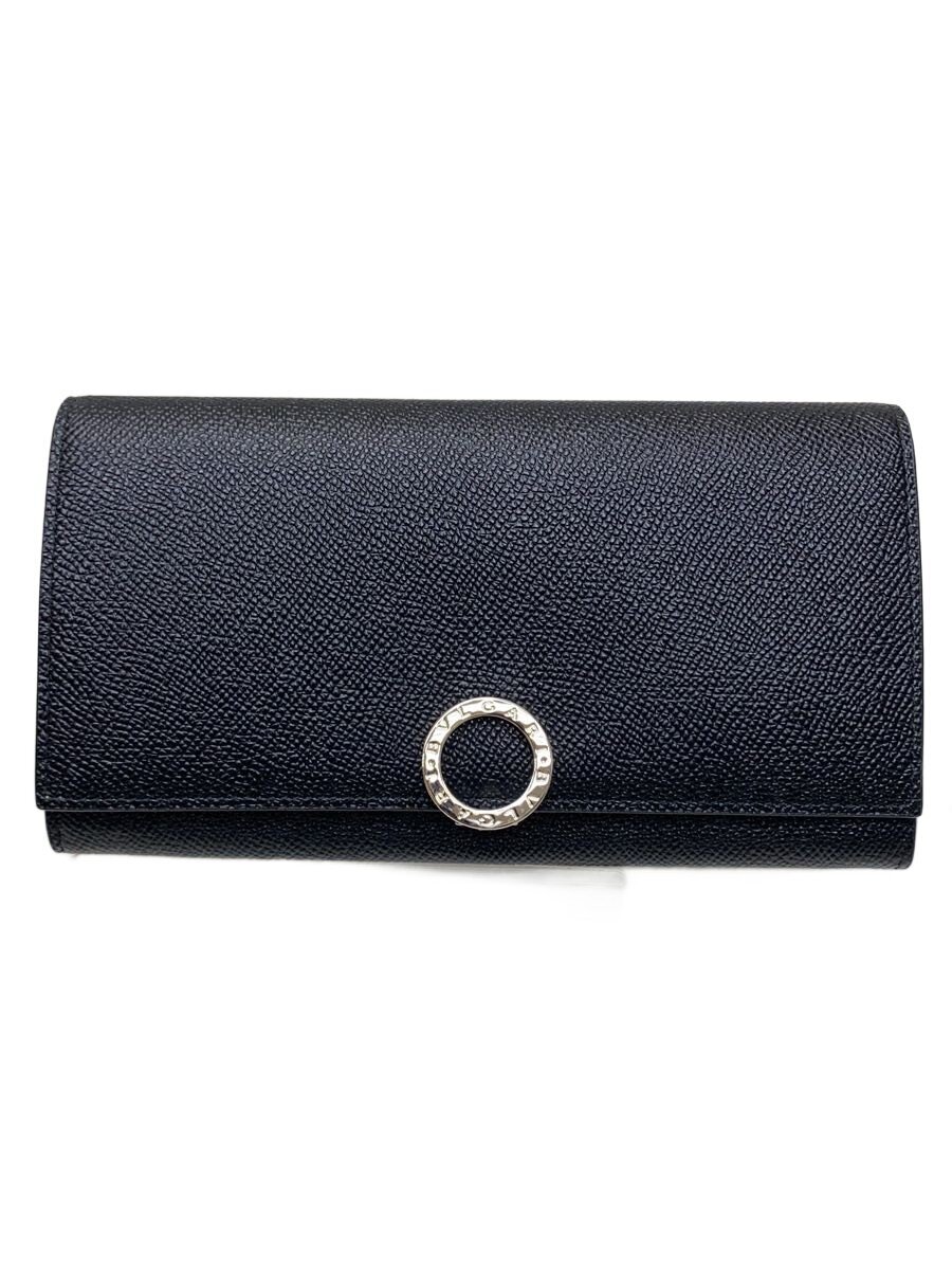 【中古】BVLGARI◆長札入れ/--/GRY/メンズ【服飾雑貨他】