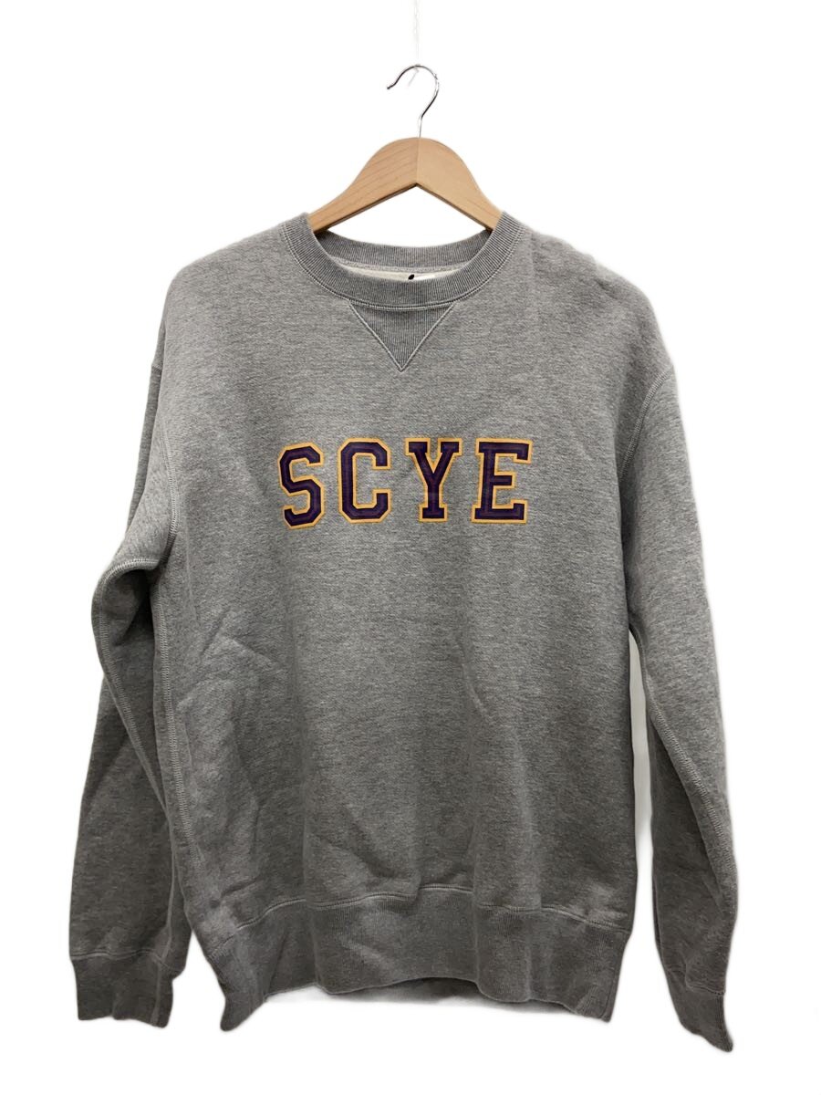 【中古】SCYE BASICS◆汗水/36/綿織物/GRY/無地/5724-23700【メンズウェア】