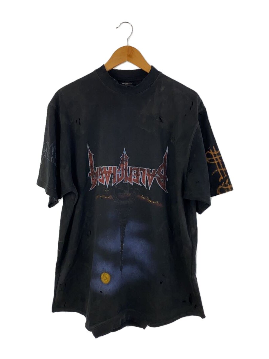 【中古】BALENCIAGA◆プルオーバー/2/綿織物/黒いこと/無地/pl28698811TOVT31055/不都合産業【メンズウェア】
