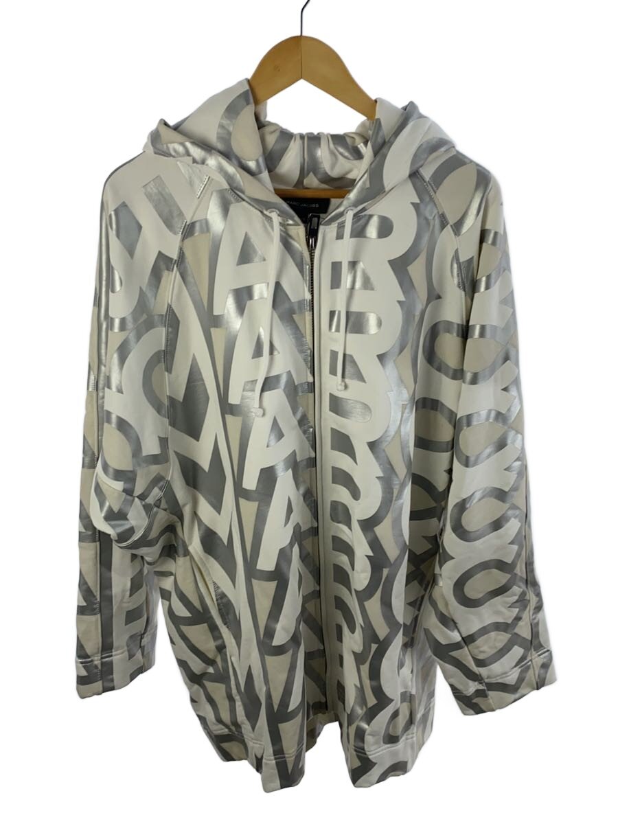 【中古】MARC JACOBS◆23AW/MARC JACOBS MONOGRAM ZIP HOODIE/XS/2F3RTP012C14【レディースお召しもの】