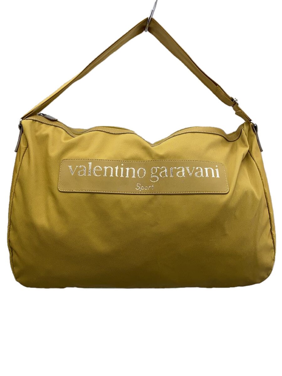 【中古】VALENTINO GARAVANI◆トートバッグ/PVC/YLW/LOGO BAG【御徒面子】