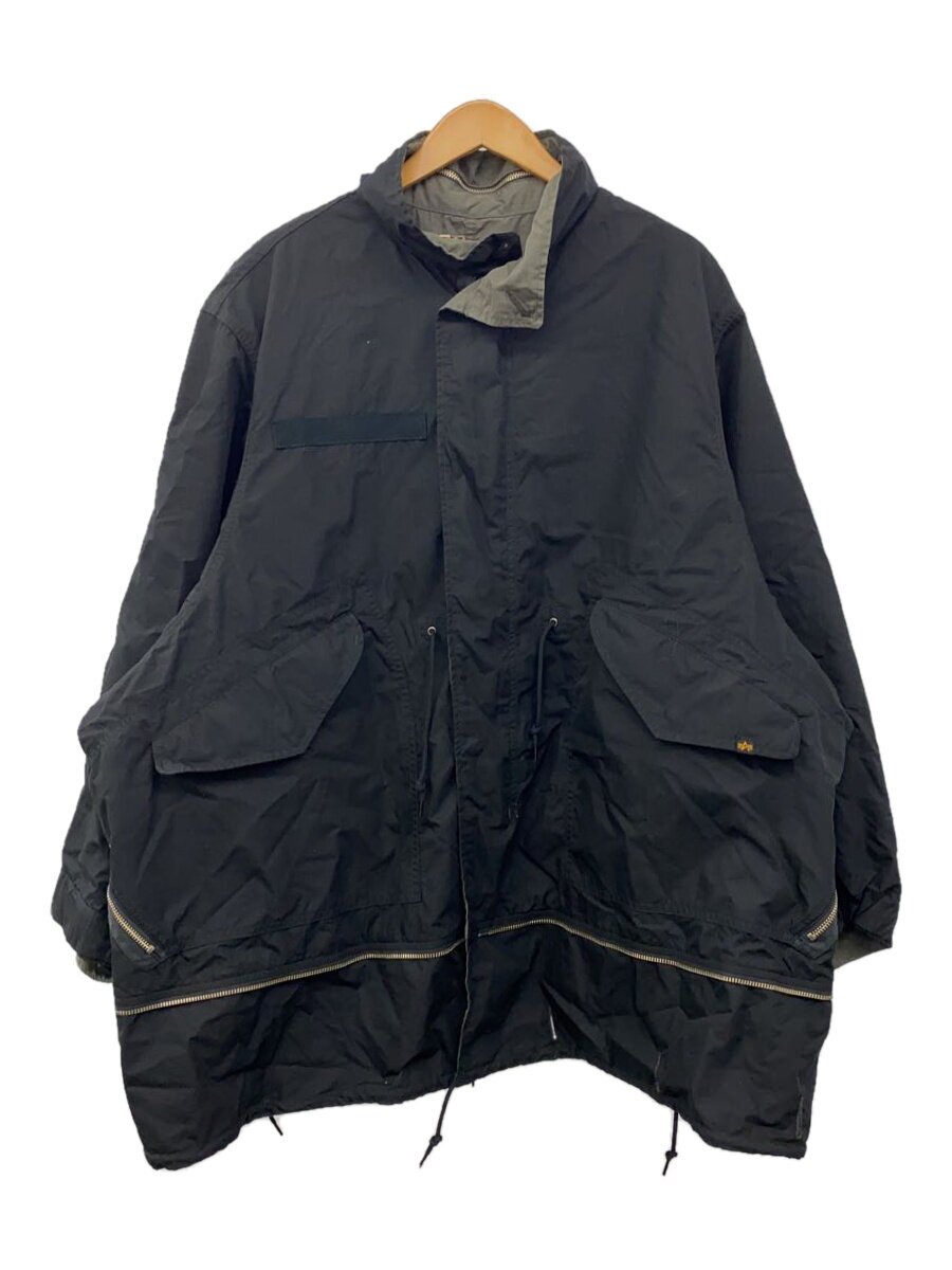 【中古】ALPHA INDUSTRIES◆ジャケット/XL/コットン/BLK/TA1739【メンズウェア】｜2ｎｄ STREET 店