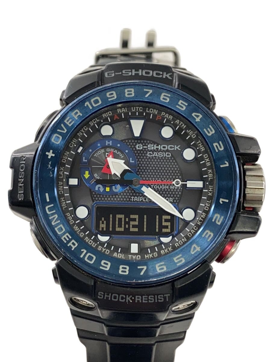 【中古】CASIO◆ソーラー腕時計・G-SHOCK/デジアナ/BLK【服飾雑貨他】|2nd STREET 店