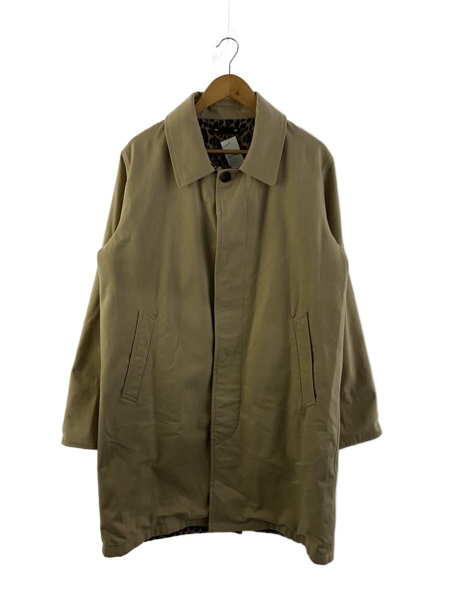 【中古】MINEDENIM◆Leopard Flannel Lining Balmacaan厚地の外套//【メンズウェア】