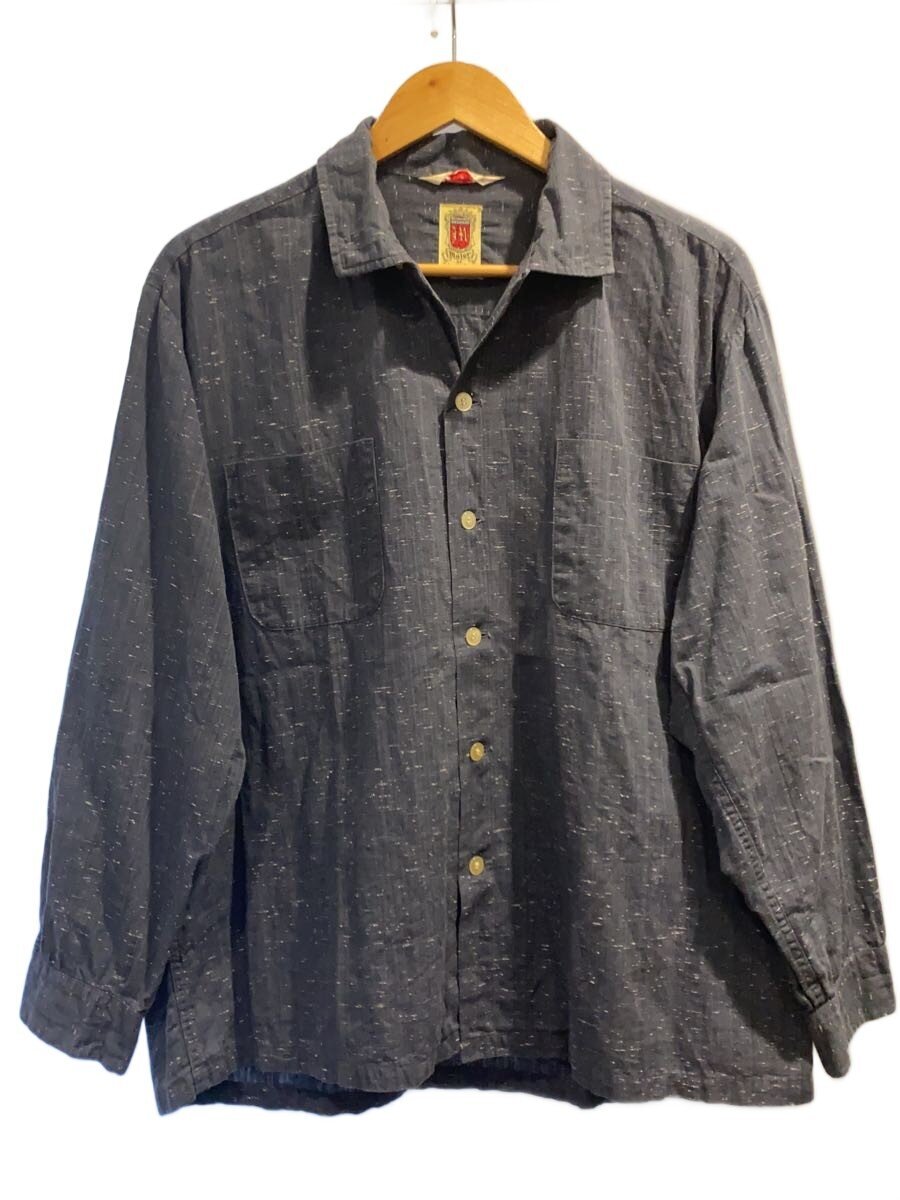【中古】Vintage/50s～60s/Maler of California/カスリ柄 オープンカラーシャツ/絣柄【メンズウェア】