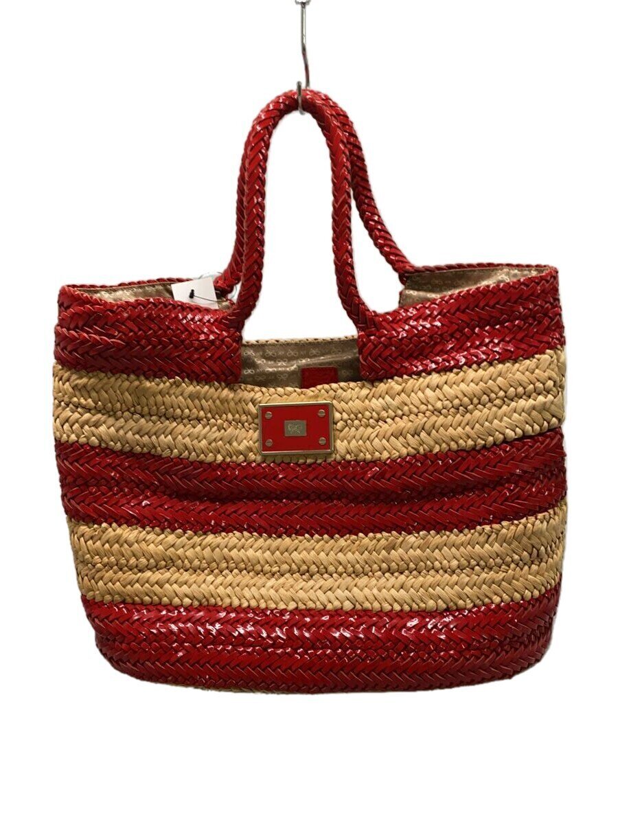 【中古】ANYA HINDMARCH◆トートバッグ/--/RED【御徒面子】
