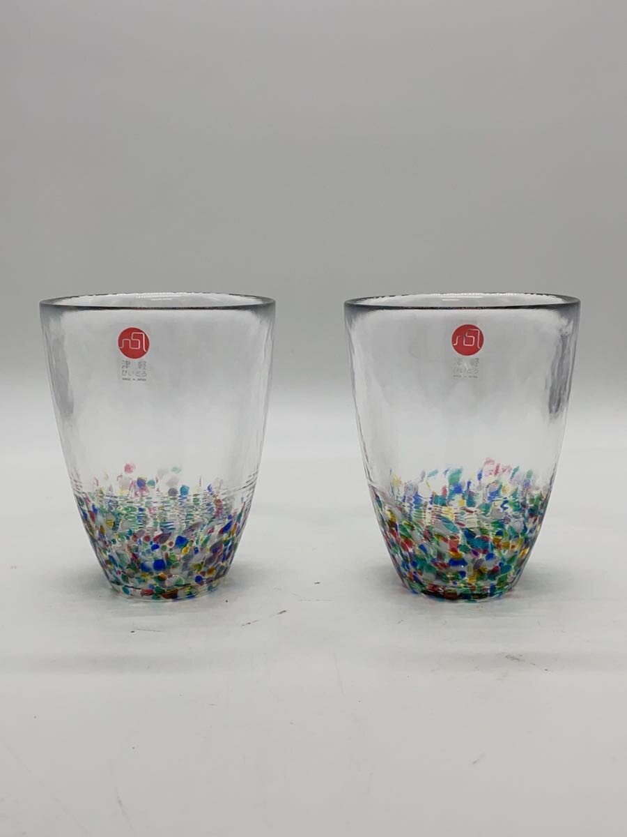 【中古】津軽びいどろ◆グラス/2点セット【キッチン用品】
