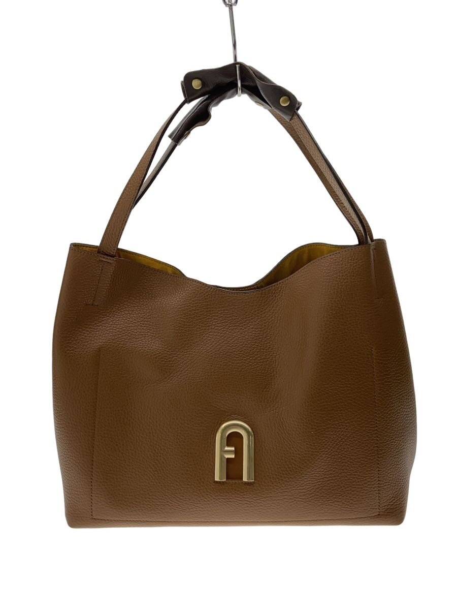 【中古】FURLA◆トートバッグ/レザー/BRW/無地【バッグ】｜2ｎｄ STREET 店