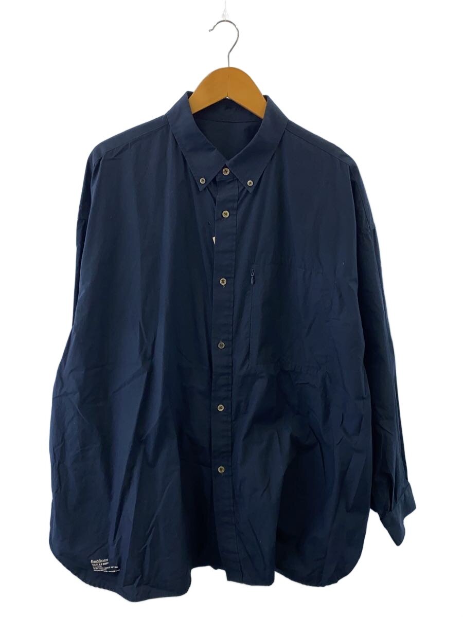 【中古】FreshService◆UTILITY B.D SHIRT/長袖プルオーバー/one/綿織物/米国海軍/無地/FSW-23-SH_011【メンズウェア】
