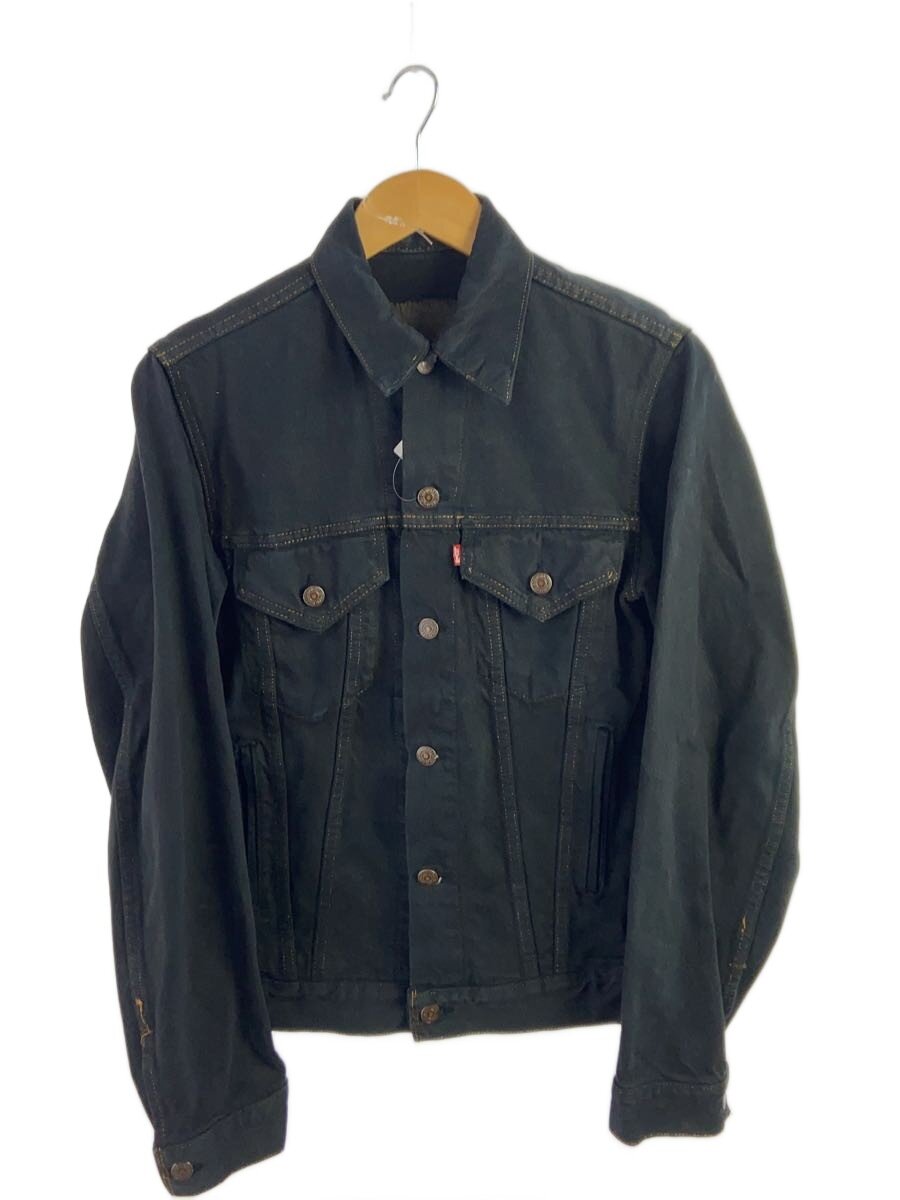 【中古】Levi’s◆裏名取り草527/先染め/スモールe/4TH/黒いこと/Gジャン/--/ジーンズ/BLK【メンズウェア】