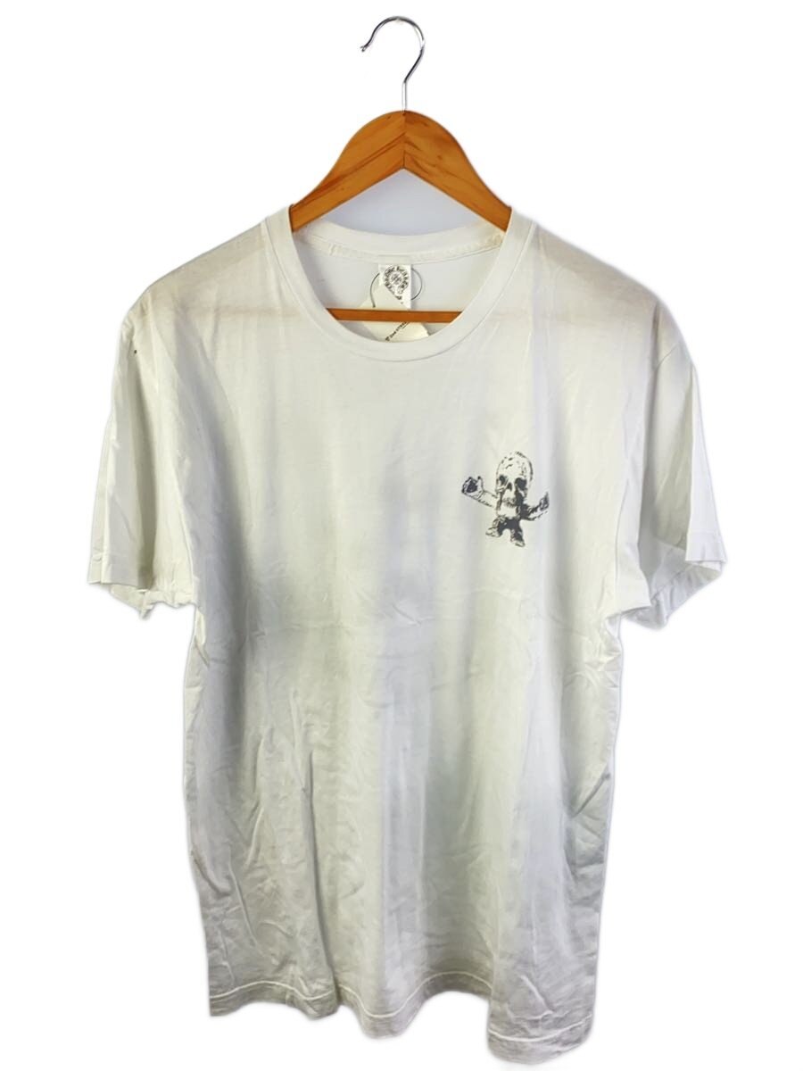 【中古】CHROME HEARTS◆ティーシャツ/L/綿織物/白いこと/2212-304-0676/Foti//【メンズウェア】