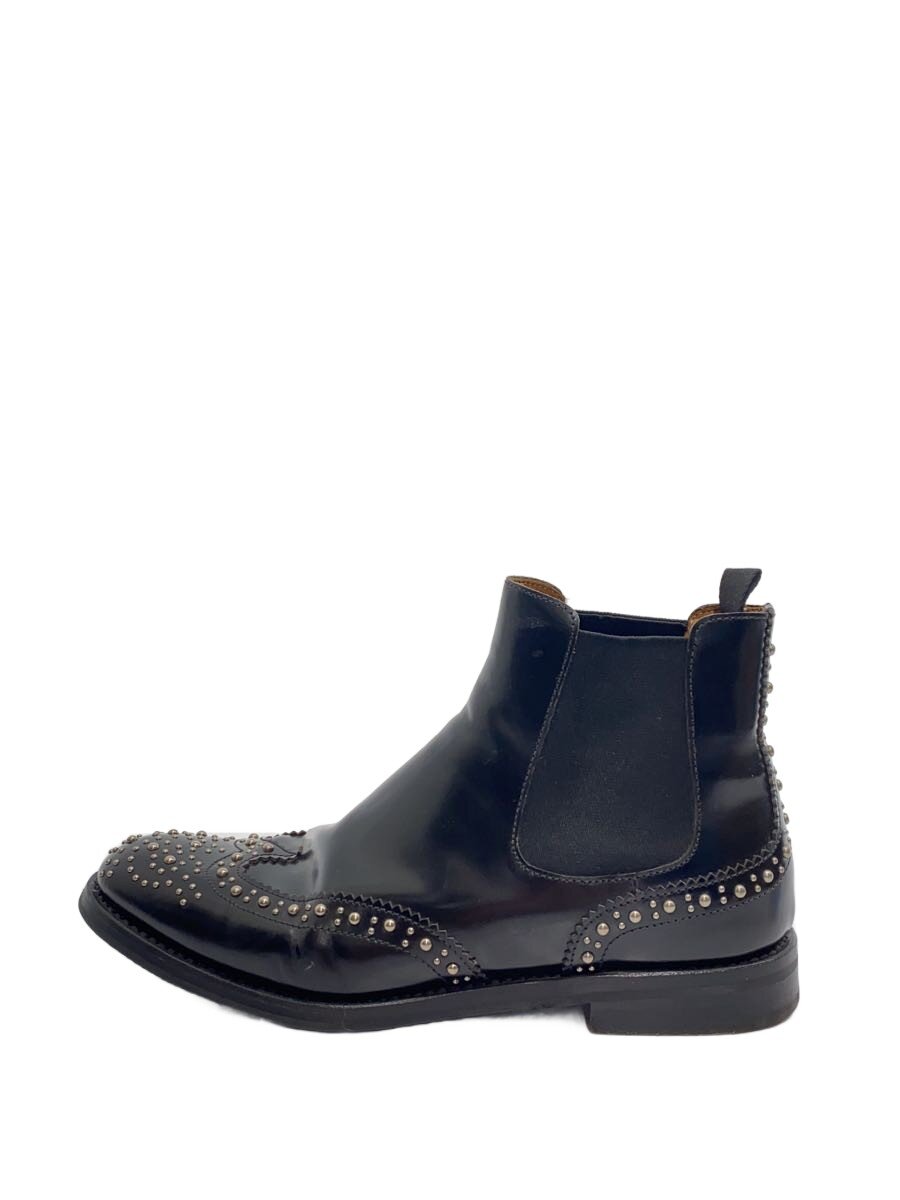【中古】Church’s◆KETSBY MET スタッズ サイドゴアブーツ/36.5/黒いこと/8748101/当てはめる感有【シューズ】