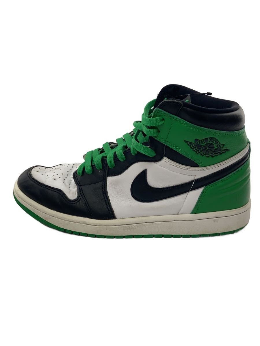【中古】NIKE◆AIR JORDAN 1 RETRO HIGH OG_大気圏 ジョーダン 1 レトロ 御機嫌 OG/27.5糎/GRN//【シューズ】