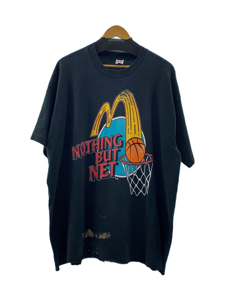 【中古】FRUIT OF THE LOOM◆90s/McDonalds/Michael Jordan/NOTHING BUT NET/プルオーバー/XXL/黒いこと【メンズウェア】
