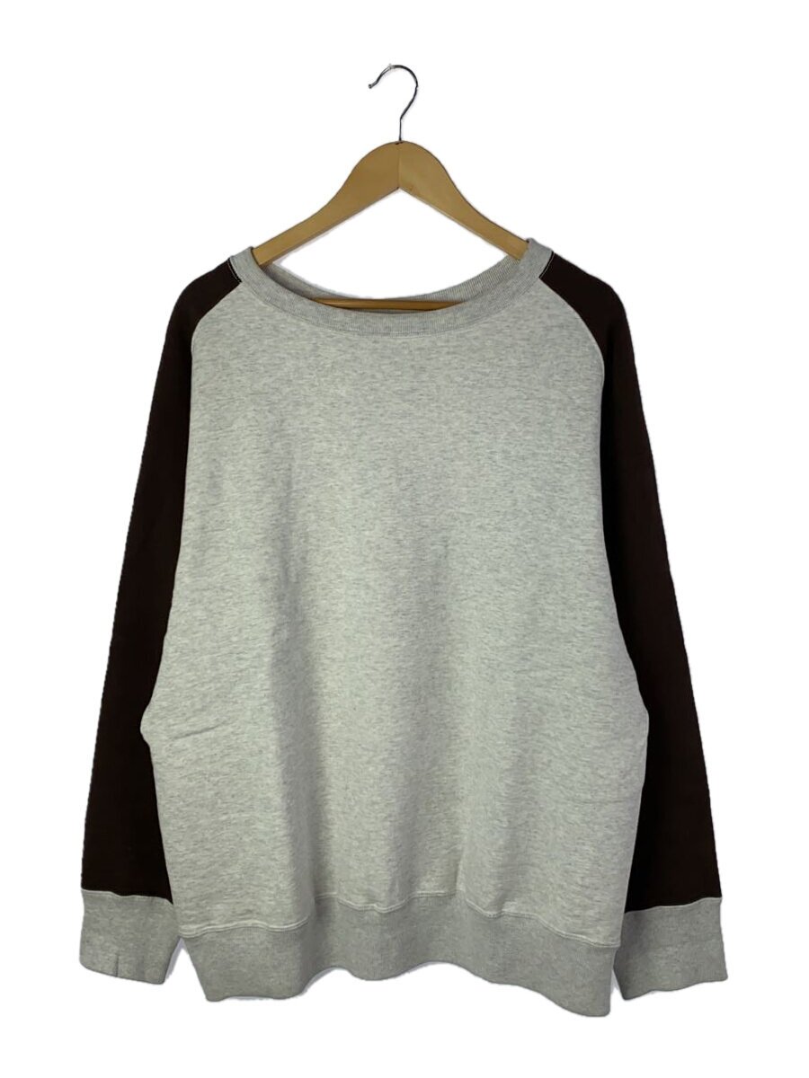 【中古】BOWWOW◆FREEDOM SLEEVE SWEATSHIRTS/スウェット/L/コットン/GRY【メンズウェア】|2nd STREET 店