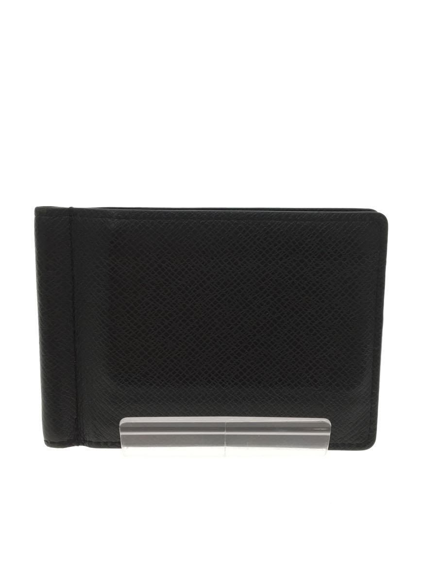 LOUIS VUITTON◆ポルトフォイユ・パンス_タイガ_BLK 牛革 BLK
