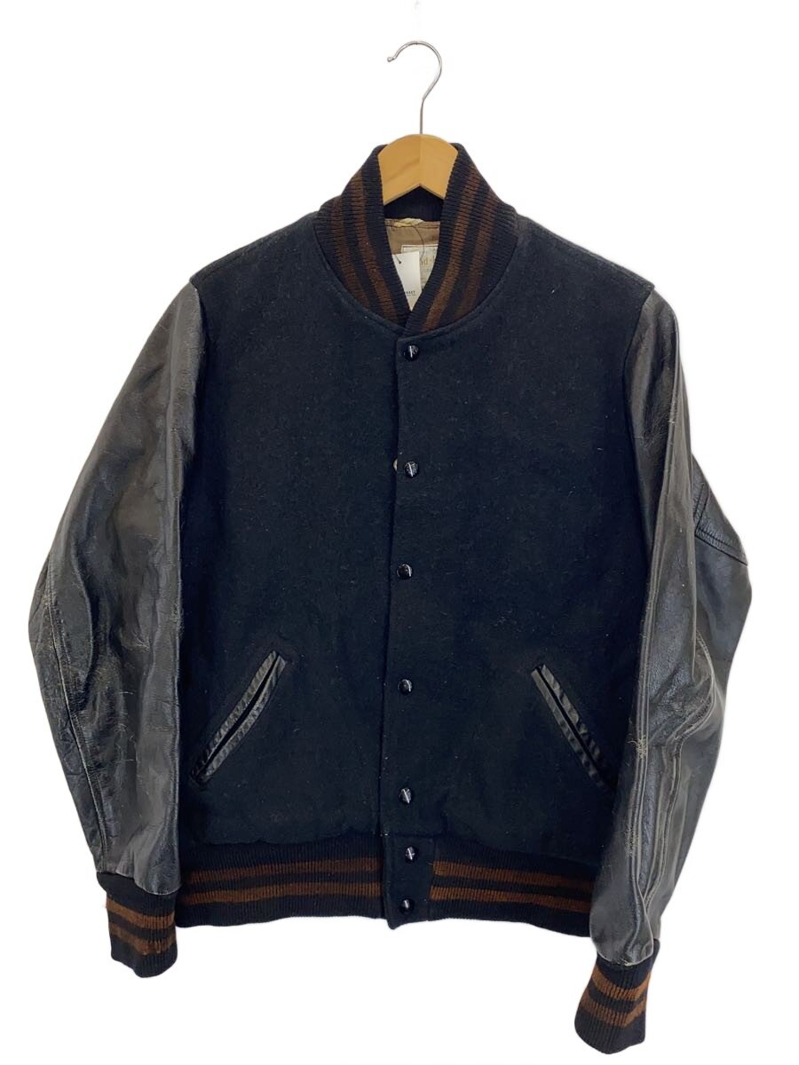 【中古】60S/SAND KNIT/スタジャン/40/--/BLK/無地//【メンズウェア】｜2ｎｄ STREET 店