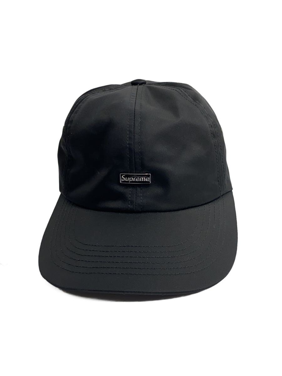 【中古】Supreme◆Enamel Logo 6-Panel Cap/エナメルロゴタイプ6ダイアログボックス旗がしら/F/黒いこと/ロゴタイプ一皿【服飾雑貨他】