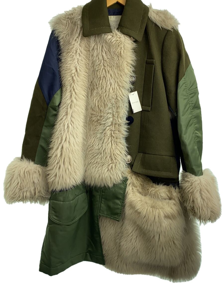【中古】sacai◆コート/1/アクリル/KHK/18-04032/ファーコート【メンズウェア】｜2ｎｄ STREET 店