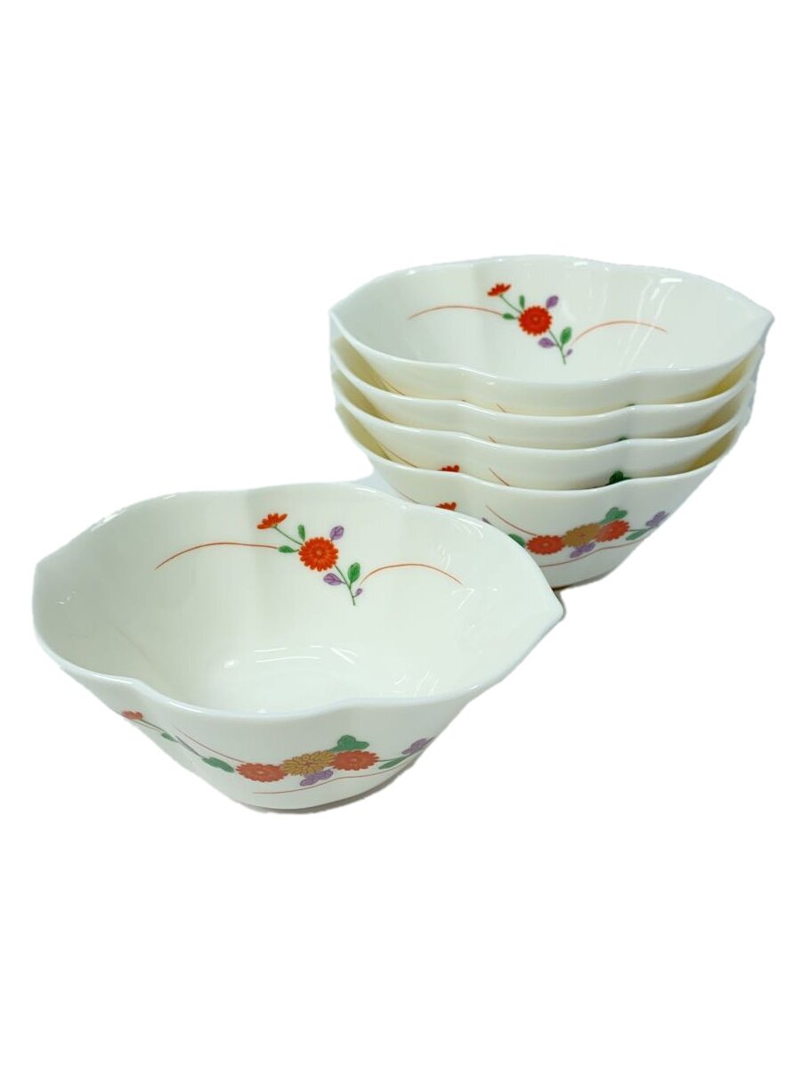 【中古】香蘭社◆小鉢/皿/5点セット/WHT【キッチン用品】