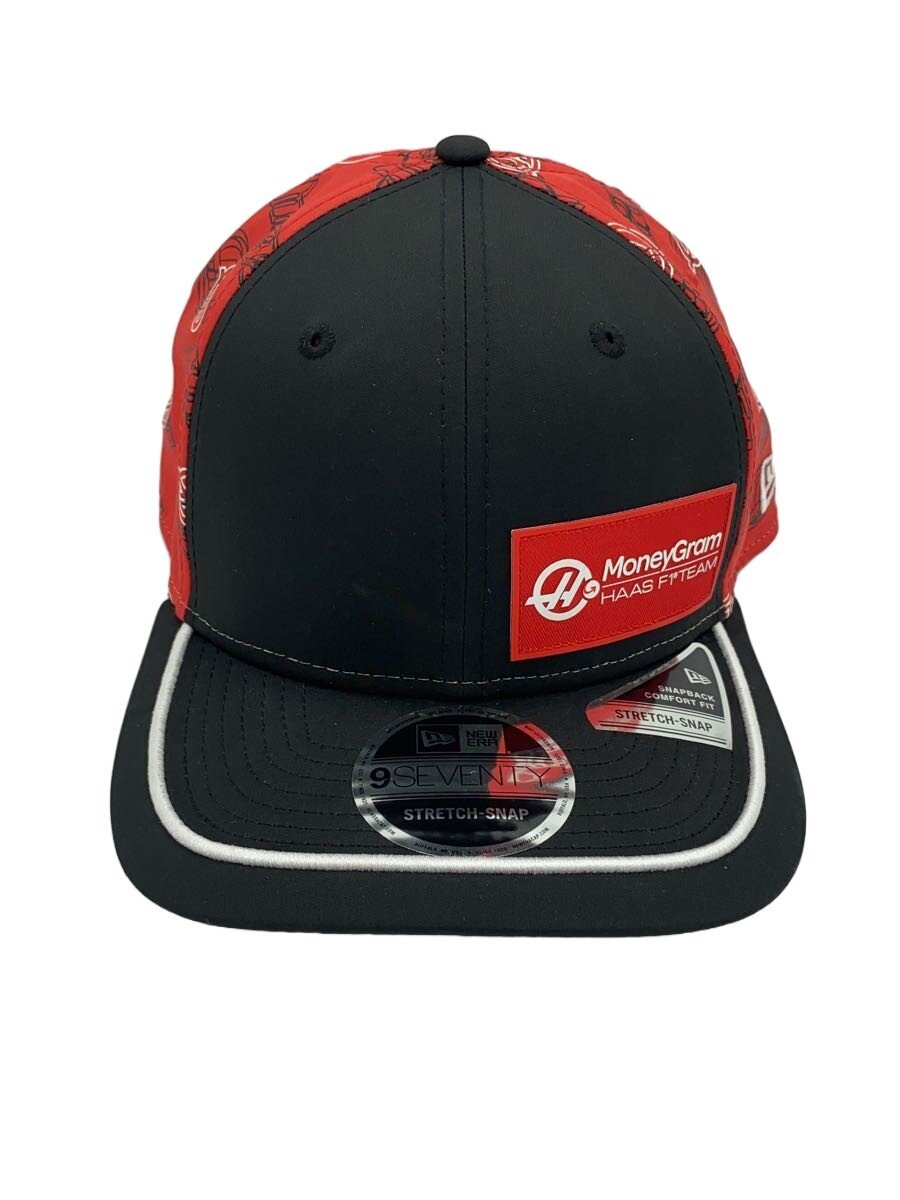【中古】NEW ERA◆鳥打ち帽/MoneyGram Haas F1/BLK/メンズ【服飾雑貨他】