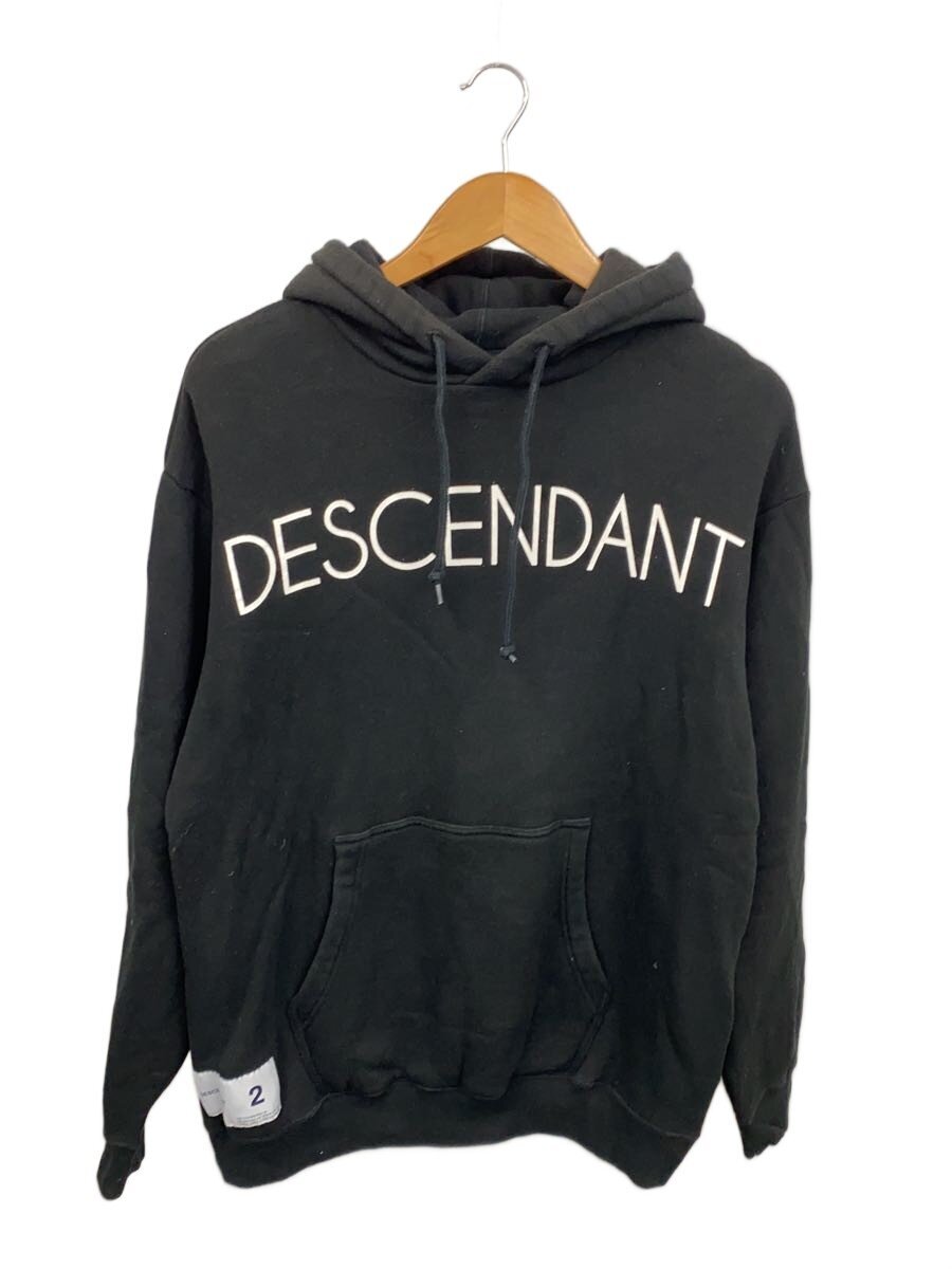 【中古】DESCENDANT◆パーカー/2/綿織物/BLK/212ATDS-CSM07【メンズウェア】