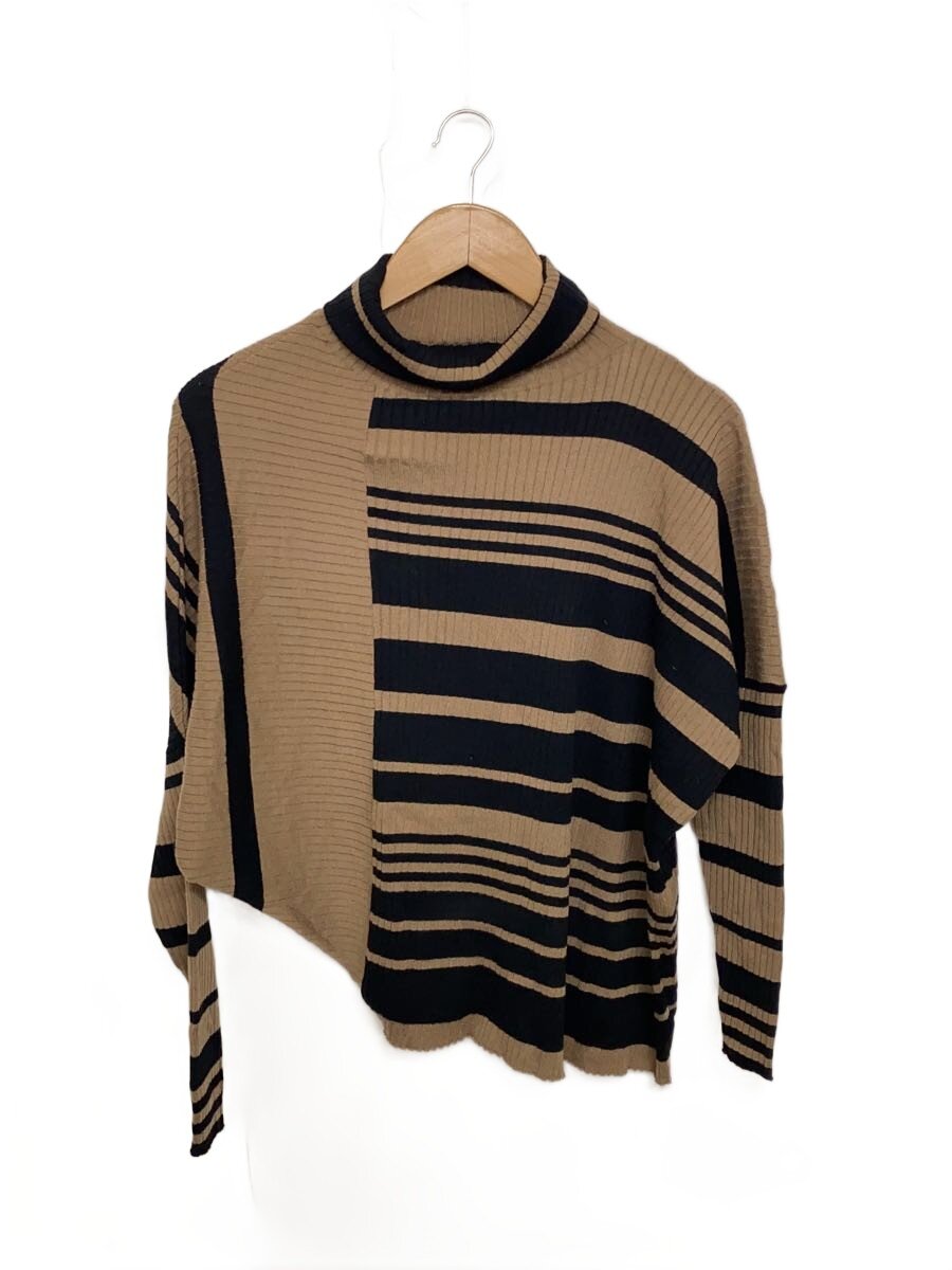 【中古】HYSTERIC GLAMOUR◆編み物・プルオーバー(薄っぺら)/FREE/ポリエステル/BRW/01193NS12【レディース御召しもの】