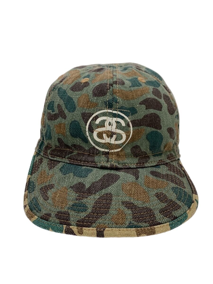 【中古】STUSSY◆旗がしら/--/綿織物/GRN/間鴨フラ/メンズ//【服飾雑貨他】