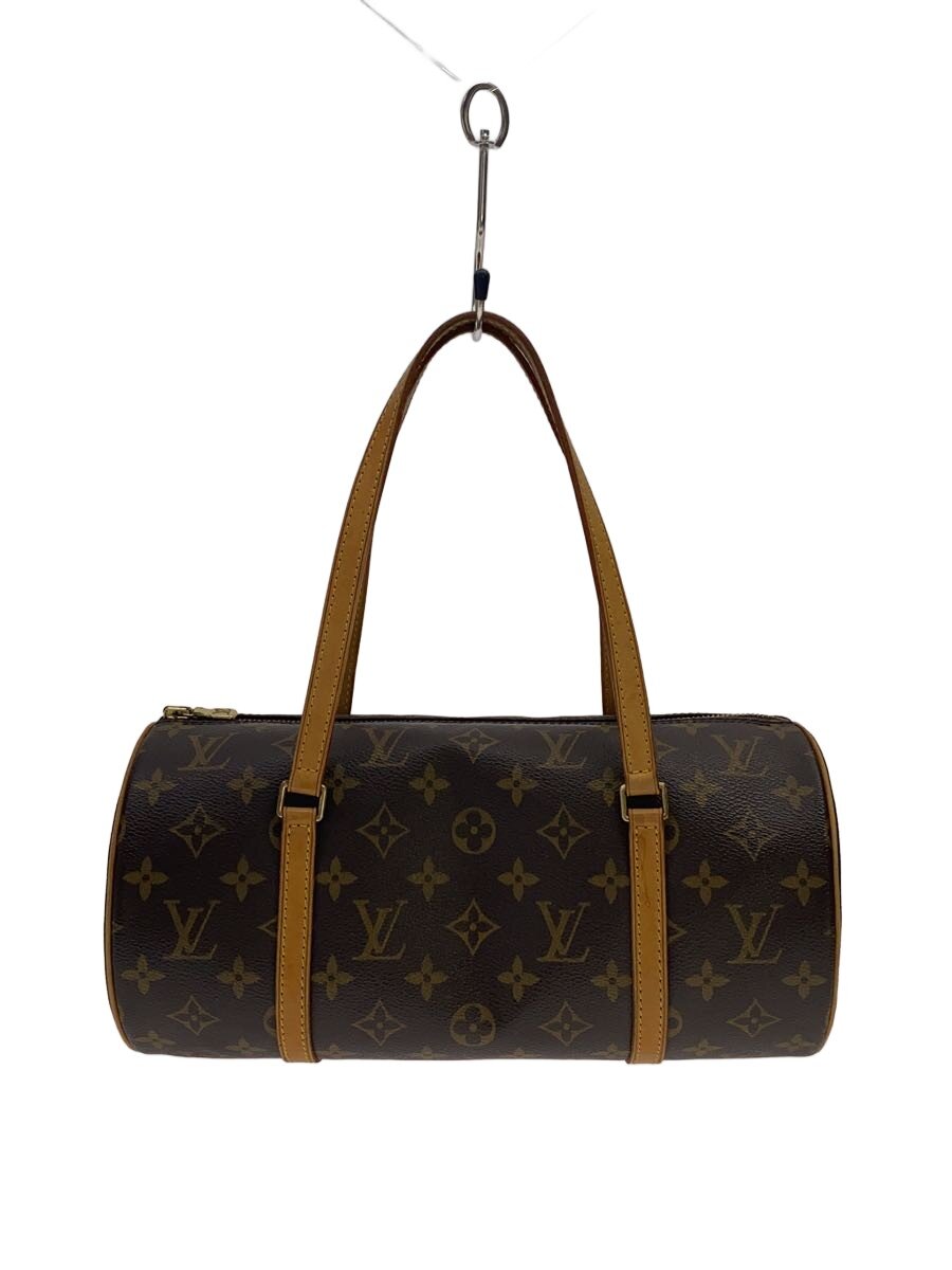 【中古】LOUIS VUITTON◆2)パピヨン30_モノグラム・帆布/PVC/BRW【御徒面子】
