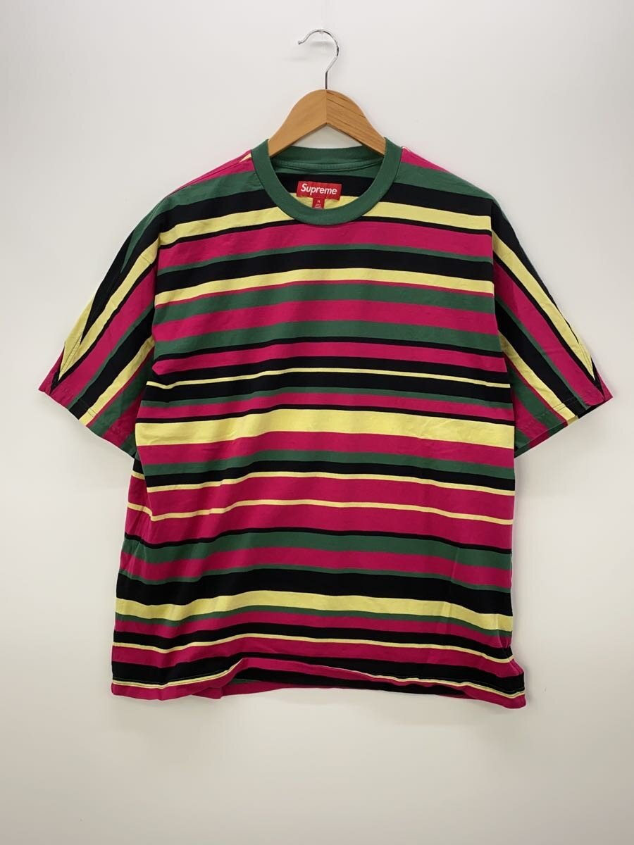 【中古】Supreme◆25SS INTARSIA/ティーシャツ/M/綿織物/マルチ色つや/間借り人【メンズウェア】