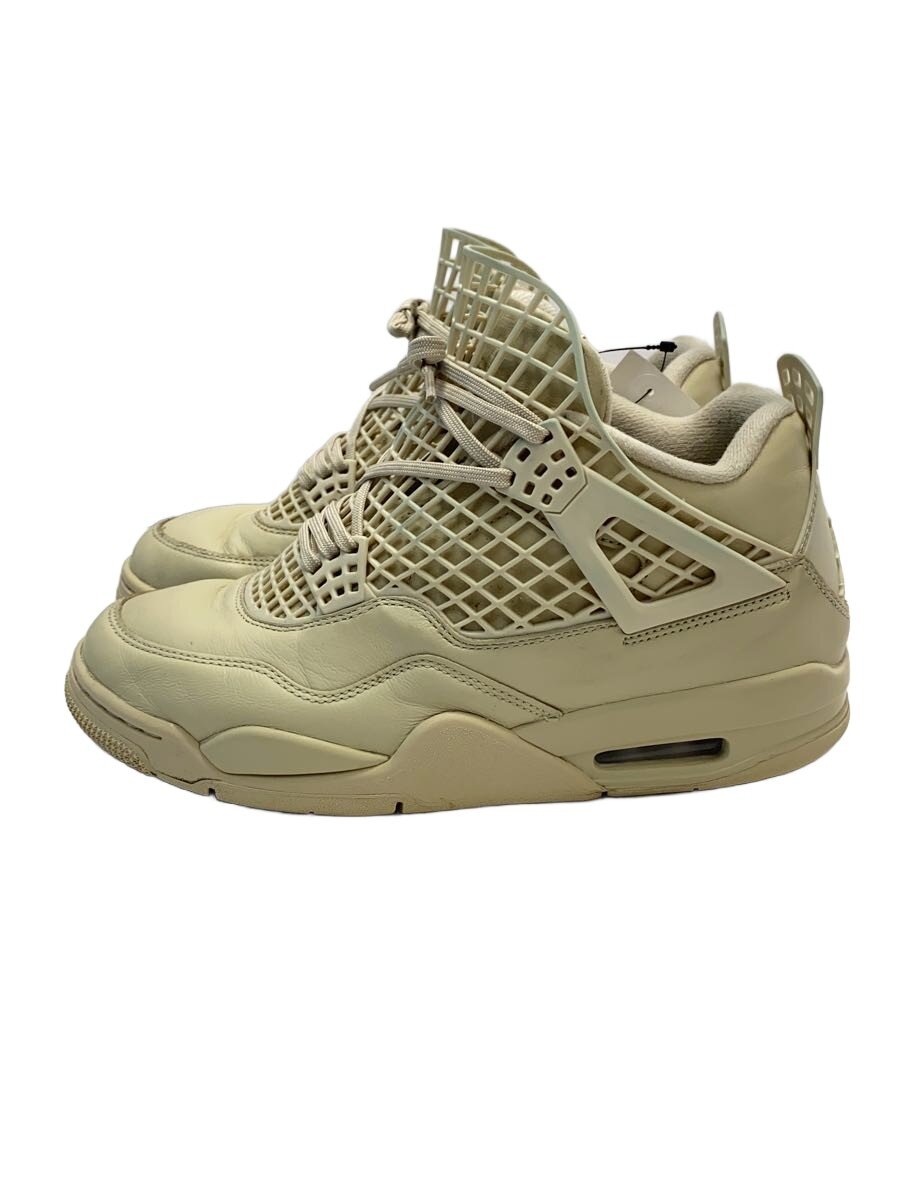 【中古】NIKE◆AIR JORDAN 4 NET RATTAN_大気圏 ジョーダン 4 サイバー空間 ラタン/27糎/BEG【シューズ】