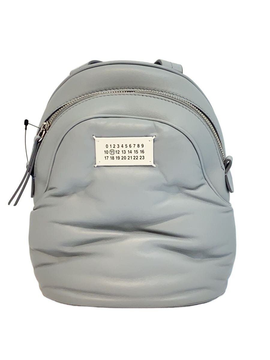 【中古】Maison Margiela◆背嚢/なめし革/青碧/無地/A56WA0014 P4300【御徒面子】