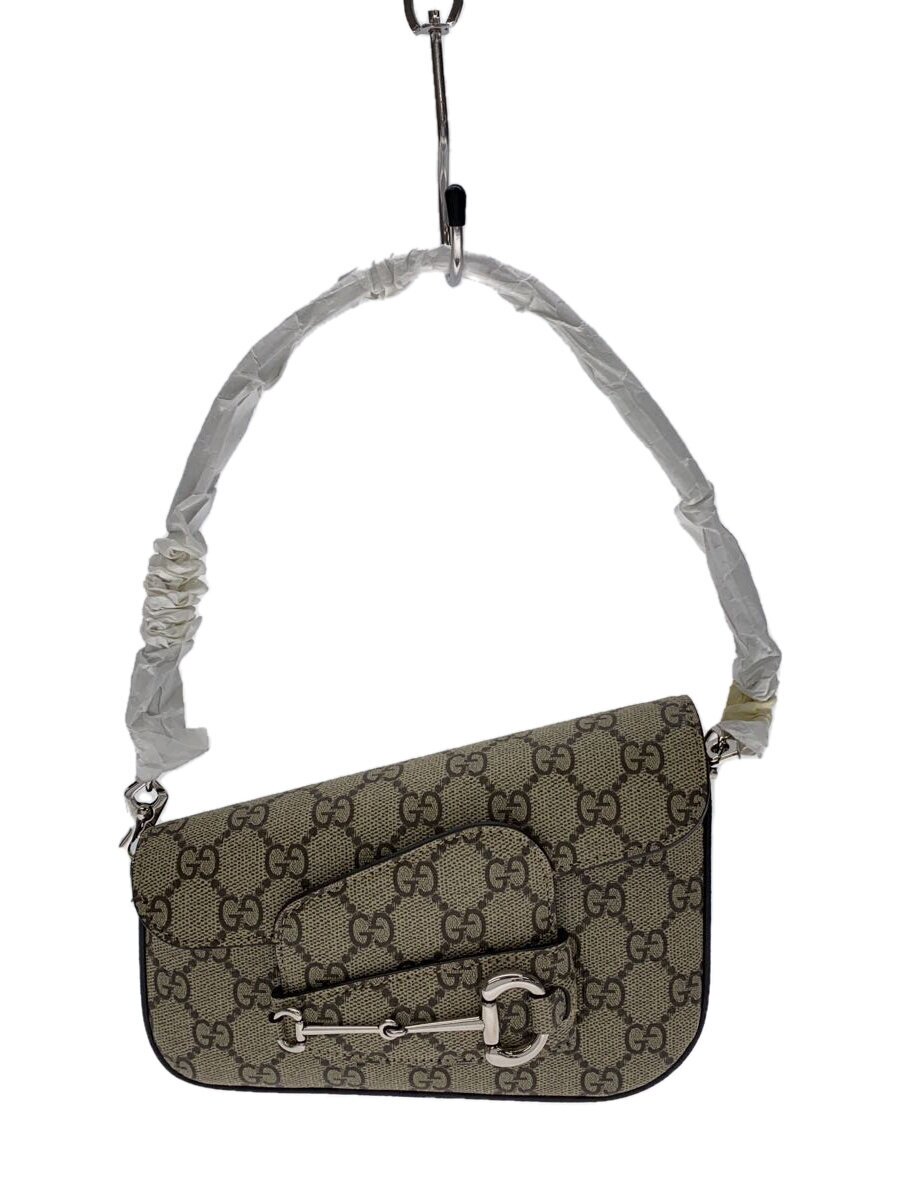 【中古】GUCCI◆ホールズビット 1955 ミニ ショルダーバッグ/--/BRW【御徒面子】