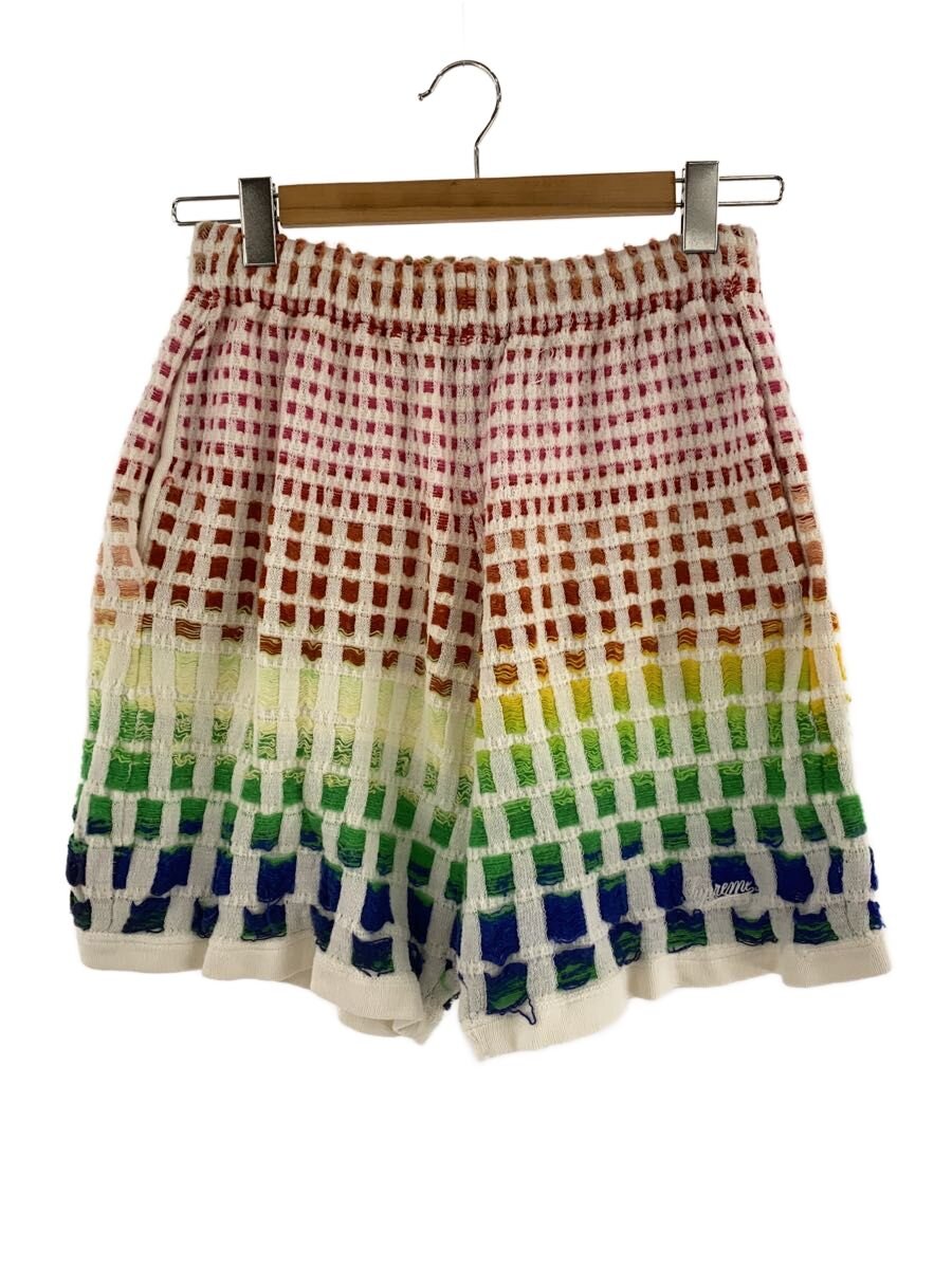 【中古】Supreme◆2023SS Gradient Grid Knit Short/S/ナイロン/マルチ色つや【メンズウェア】