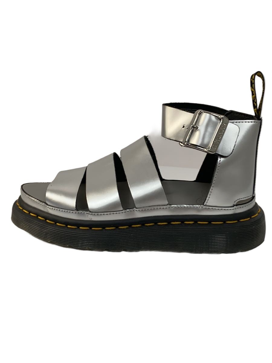 【中古】Dr.Martens◆サンダル/UK4/SLV/なめし革/ck12v【シューズ】