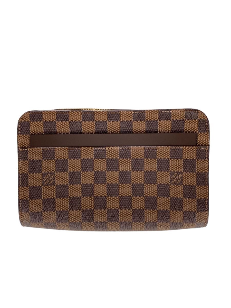 【中古】LOUIS VUITTON◆ルイヴィトン/クラッチペダル御徒面子/サンルイ/N51993/ダミエエベヌ【御徒面子】