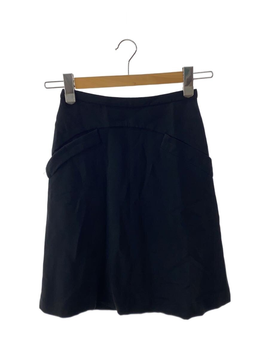 【中古】MIU MIU◆人絹混/スコート/36/BLK/0000ET-Z002G-00009【レディース御召しもの】
