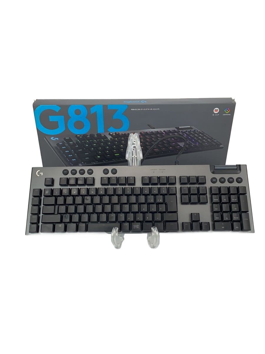【中古】Logicool◆G813 LIGHTSYNC RGB Mechanical Gaming Keyboards-Linear ブラック//【パソコン】