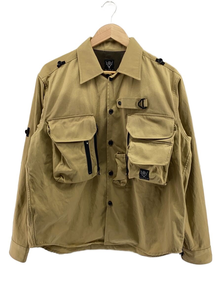 【中古】South2 West8(S2W8)◆Tenkara Trout Shirt -Nylon Twill/M/ナイロン/KHK//【メンズウェア】
