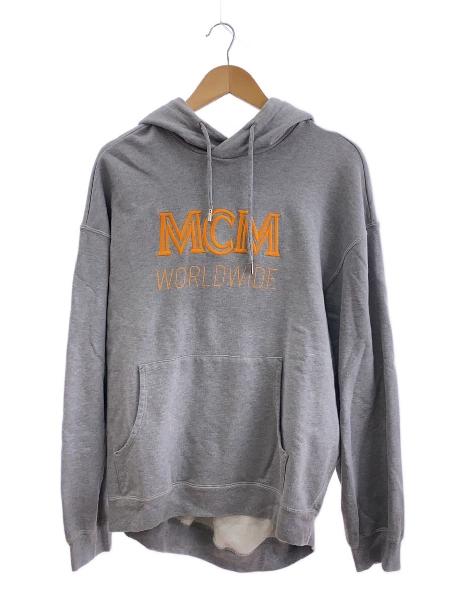 【中古】MCM◆パーカー/M/綿織物/薄墨色/MHAASMM03FM00M//【メンズウェア】