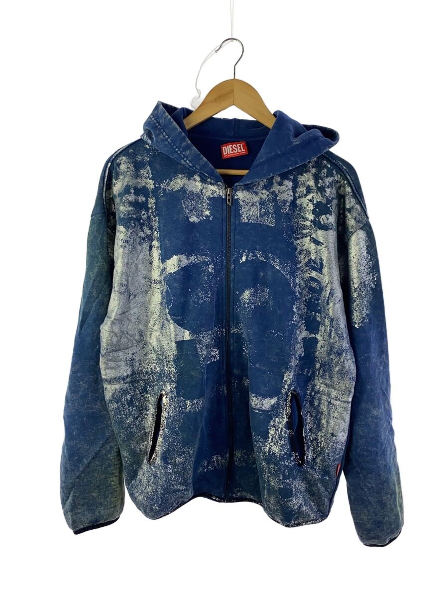 【中古】DIESEL◆ジップパーカー/M/綿織物/NVY/A161470/S-LOXTY-ZIP【メンズウェア】