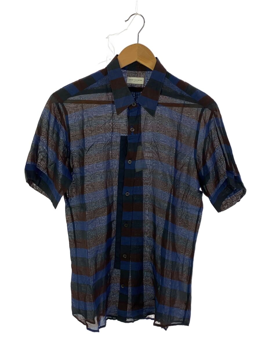 【中古】DRIES VAN NOTEN◆半袖プルオーバー/48/綿織物/NVY/読み合わせる/73-05-21-05007//【メンズウェア】