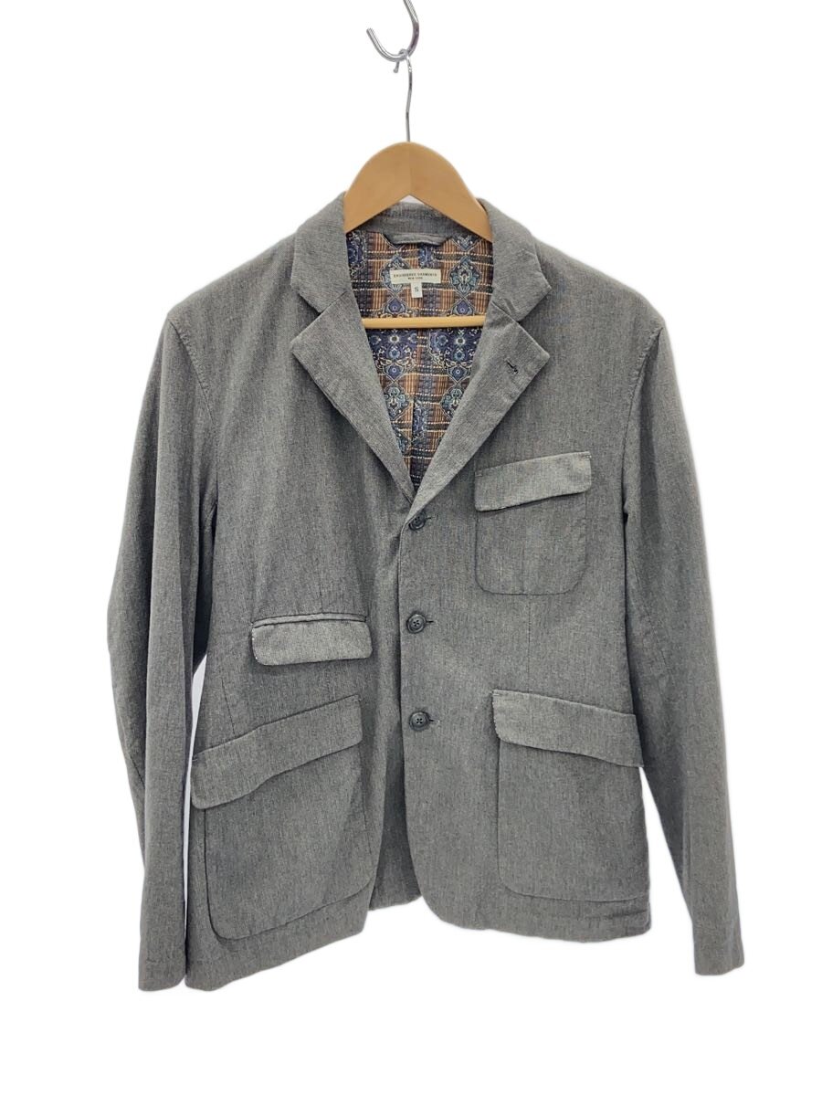【中古】Engineered Garments◆ANDOVER JACKET/テーラードジャケット/S/綿織物/GRY【メンズウェア】