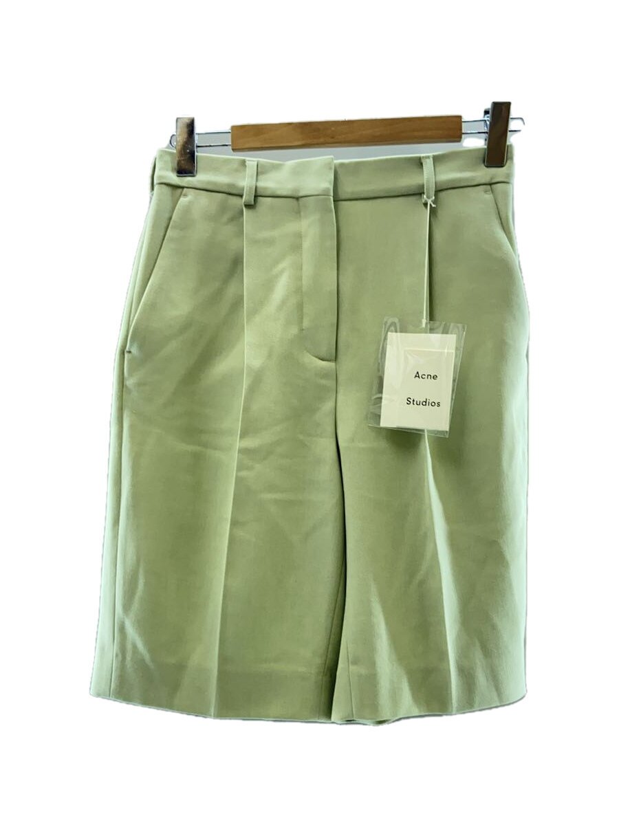 【中古】Acne Studios(Acne)◆遊撃手ズボン下/36/ポリエステル/GRN/AE0018/タックショートスラックス//【レディース御召しもの】